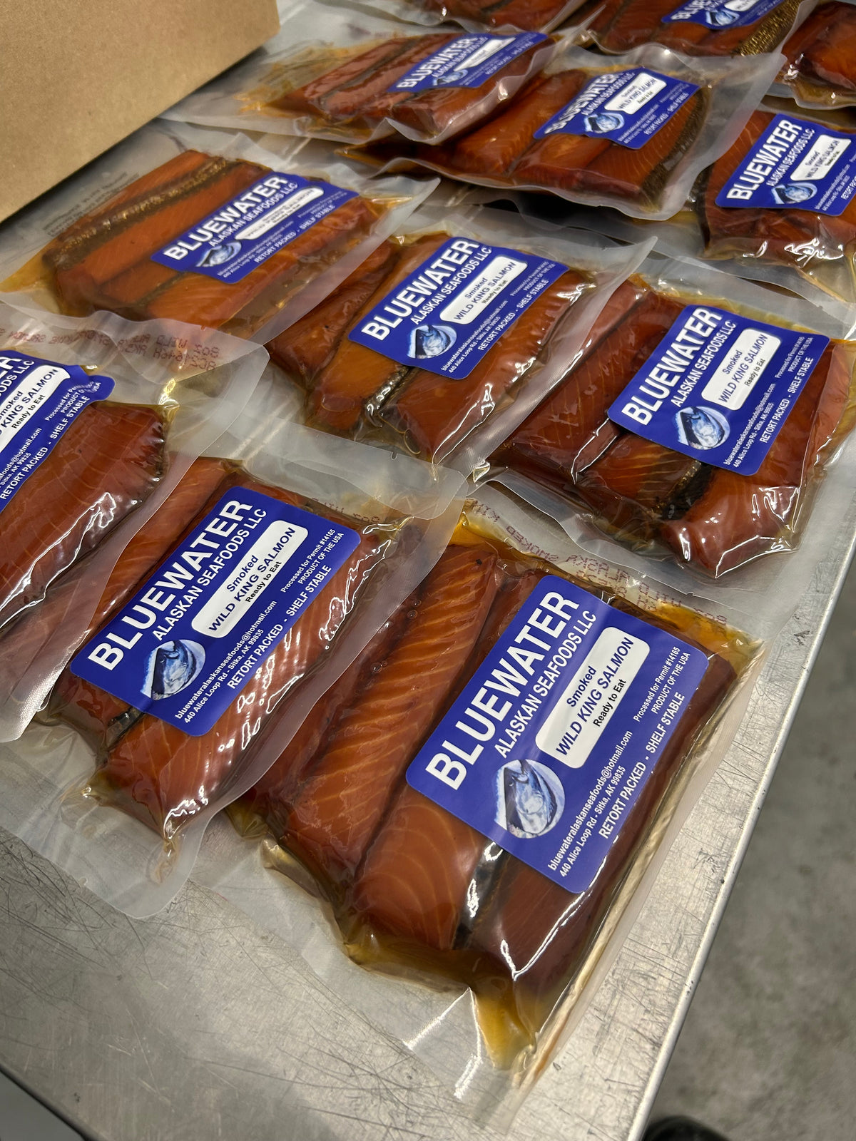 Smoked Alaskan King Salmon 8oz - 4 Pack - FREE SHIPPING