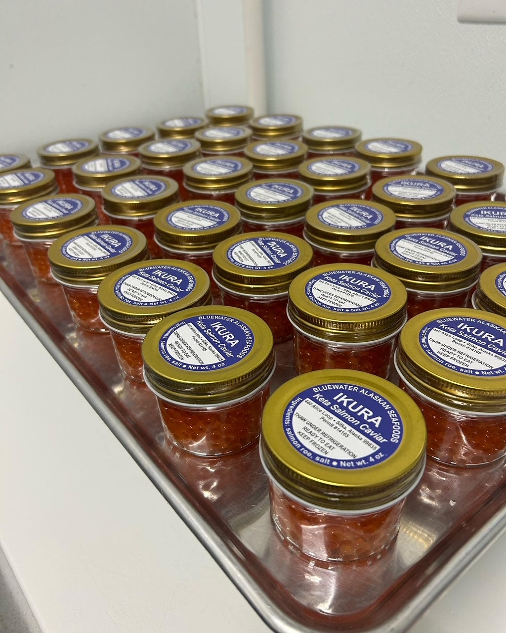 Ikura 4oz - Keta Salmon Caviar - FREE SHIPPING-